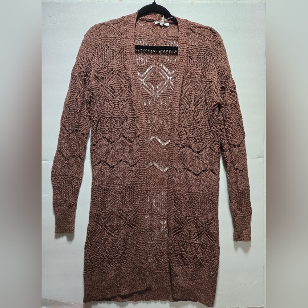 MAURICES NWT Women's Brown Knit Sweater Cardigan.Size XS - Picture 2 of 7